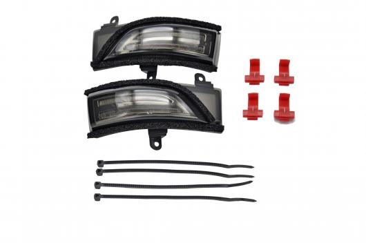 適用: スバル WRX STI 15-18 LED ターンシグナルライト ダイナミック サイド ミラー ウインカー ランプ スモーク・クリア AL-MM-5774 ALの画像