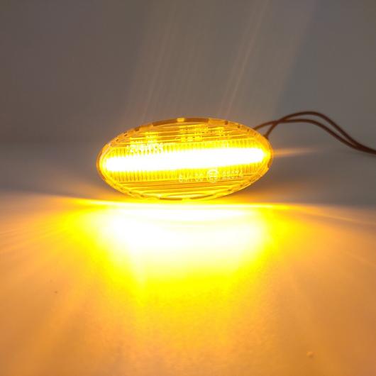 2ピース LED サイドマーカー ランプ ダイナミック アンバー ウインカー ノーマル スモークレンズ・ノーマル クリアレンズ AL-MM-5804 ALの画像