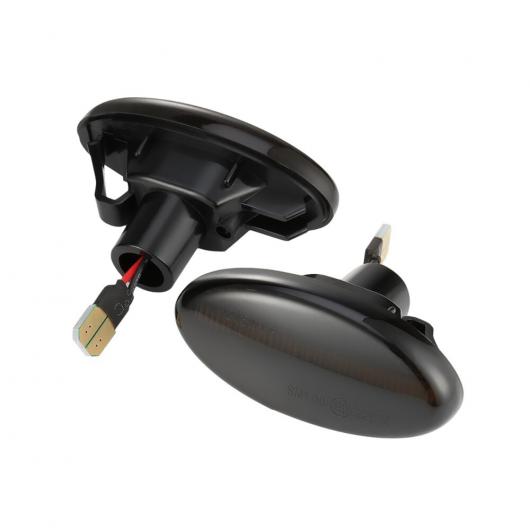 2ピース LED サイドマーカー ランプ ダイナミック アンバー ウインカー ノーマル スモークレンズ・ノーマル クリアレンズ AL-MM-5804 ALの画像