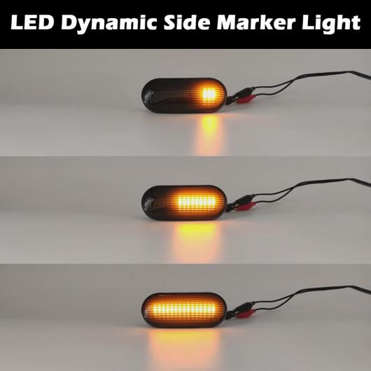 LED ダイナミック サイドマーカー ターンシグナルライト 適用: VW T5 ゴルフ 3 ゴルフ4 パサート ポロ フォード/FORD フィエスタ フォーカス AL-MM-5862 AL