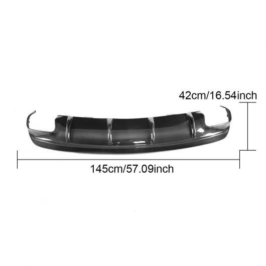 カーボンファイバー リア バンパー ディフューザー リップ 適用: メルセデス・ベンツ C117 W117 CLA200 CLA260 CLA45 光沢ブラック 2 AL-MM-7929 AL