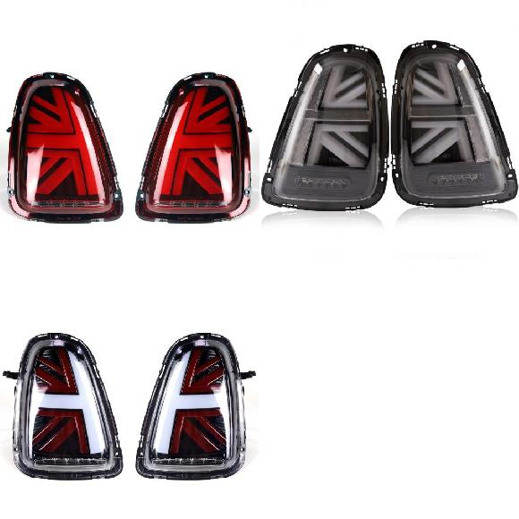 LED テールライト アセンブリ 適用: BMW ミニ R55 R56 R57 R61 ユニオン ジャック スタイル リア テール ランプ レッド〜レッドスモーク AL-MM-8496 AL