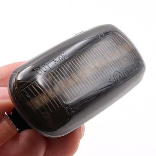 2ピース LED ダイナミック フロー サイド マーカー ライト 適用