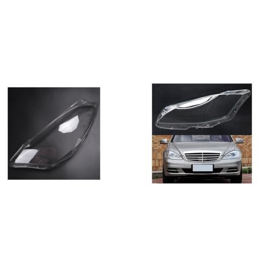 2ピース ヘッドライト レンズ 適用: メルセデス・ベンツ W221 S280 S300 2011-2013 ヘッドライト ヘッド ライト ランプ レンズ シェル イエロー AL-MM-8584 AL_3