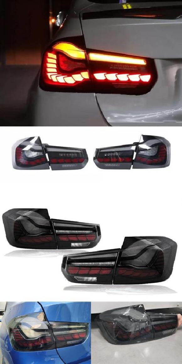 LED テール ライト 適用: BMW 3シリーズ F30 2013 2014 2015 2016 2017 2018 2ピース スモークB・2ピース スモークA AL-MM-8654 AL