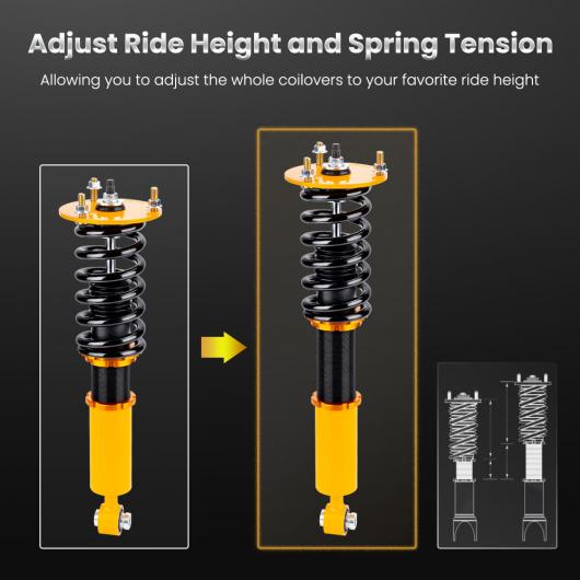 調整可能 高さ コイルオーバー キット 適用: トヨタ セルシオ XF10 レクサス LS400 1990 1994 AL NN 3842 AL : 504400970 : オートパーツエージェンシー 4号店