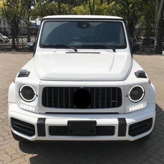 1ペア 適用: メルセデス・ベンツ G500 G55 G63 W463 1990-2016 DRL LED 12V デイタイム ホワイト カバー・ブラック カバー AL-NN-5341 ALの画像