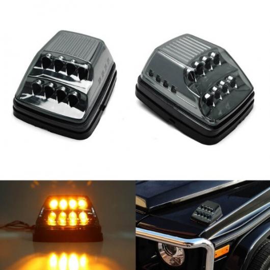 適用: メルセデス・ベンツ W463 Gクラス 1990-2016 AB/AB G500/G55 チューニング シグナル LED ライト フロント ウォーム ホワイト AL-NN-5346 AL