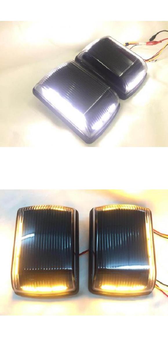 Gクラス W463 LED シグナル ライト 適用: G55 G63 G65 G350 G400 2018 スタイル シルバー・2018 スタイル ブラック AL-NN-5566 AL