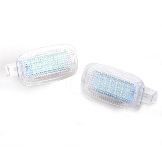 X-1ペア LED メイク アップ ミラー ランプ 足元 ライト 適用: メルセデス・ベンツ R230 W204 W212 W207 W221 W216 W251 W164 1ペア AL-NN-5962 ALの画像