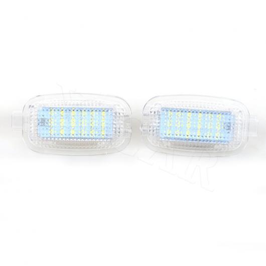 X-1ペア LED メイク アップ ミラー ランプ 足元 ライト 適用: メルセデス・ベンツ R230 W204 W212 W207 W221 W216 W251 W164 1ペア AL-NN-5962 ALの画像