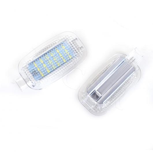 X-1ペア LED メイク アップ ミラー ランプ 足元 ライト 適用: メルセデス・ベンツ R230 W204 W212 W207 W221 W216 W251 W164 1ペア AL-NN-5962 ALの画像
