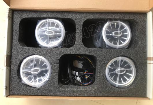 Vクラス W447 ライト 3/64色 同期 装飾 ランプ 適用: メルセデス・ベンツ LED 通気口 タービン V260 セット 1・セット 2 AL-NN-6020 ALの画像