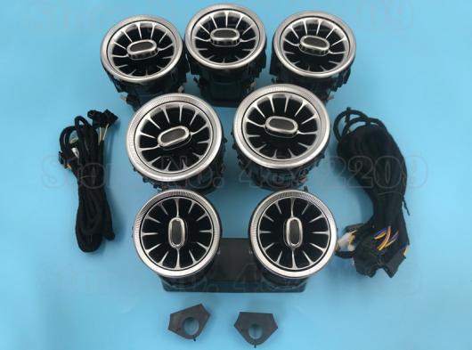 通気口 タービン ライト LED ランプ 適用: メルセデス・ベンツ A/C/E/S/V/CLA/GLA/GLC クラス W176 セット 4〜セット 6 AL-NN-6023 ALの画像