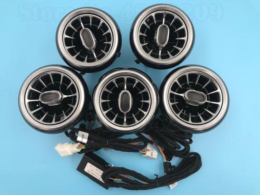 通気口 タービン ライト LED ランプ 適用: メルセデス・ベンツ A/C/E/S/V/CLA/GLA/GLC クラス W176 セット 4〜セット 6 AL-NN-6023 ALの画像