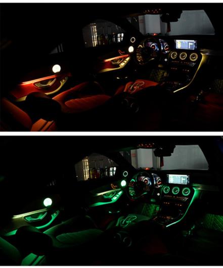 LED ネオン ノズル ランプ 適用: メルセデス・ベンツ A/C/E/S/V/CLA/GLA/GLC W176 W205 W213 W222 W447 W117 W156 W205 X253 14-18 AL-NN-6051 ALの画像
