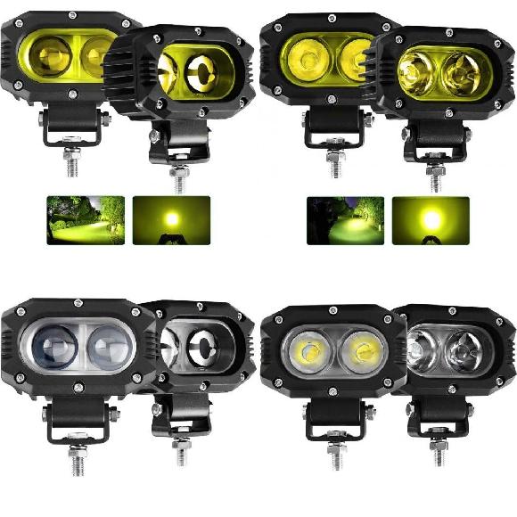1天下太平 LED 前照灯 当て嵌める: 自動二輪車 貨物自動車 トラクタ 2天下太平 12D 黄色 S〜2天下太平 12D 白いこと F AL-NN-6177 AL 車、バイク、自転車-ライト、レンズ-その他ライト