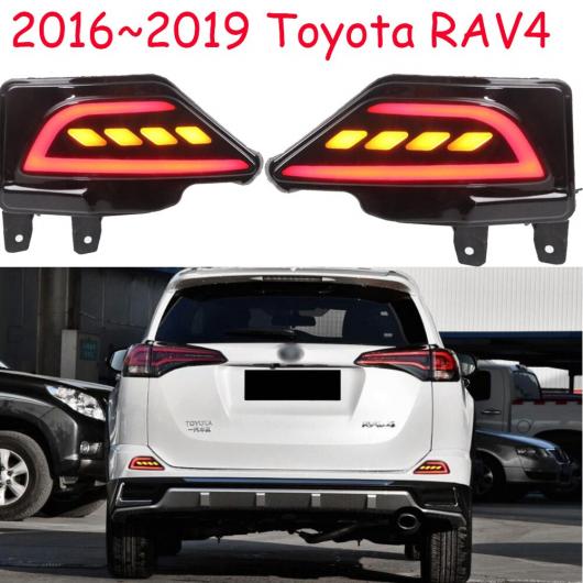 バンパー テールライト RAV4 RAV 4 2016-2019 LED テールランプ リア ライト フォグ タイプ001 トヨタ RAV4 2016-2019 AL-OO-0023 AL_6