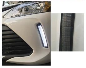 バンパー ヘッド ライト 適用: ヴィオス デイタイム LED DRL 2017-2020 ホワイト イエローブルー トヨタ ヴィオス 2017-2020 AL-OO-0084 AL_5