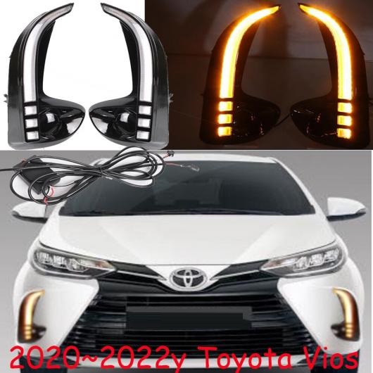 バンパー ヘッドライト ヴィオス デイタイム ライト 2020-2022 DRL LED ハロゲン フォグランプ トヨタ ヴィオス 2020-2022 AL-OO-0191 AL_6
