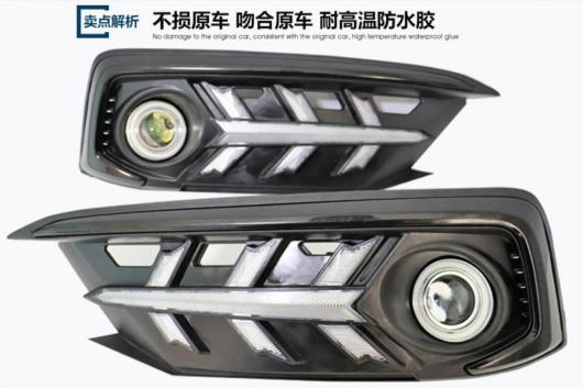 2019-2021 ヘッドランプ 適用: ホンダ シビック デイタイム ライト ヘッド タイプ001 ホンダ シビック 2019-2021 LED ハロゲン フォグ AL-OO-0200 ALの画像
