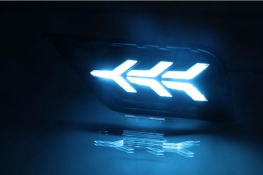 1セット バンパー ランプ 適用: DRL モデル2 ホワイト イエロー・モデル1 ホワイト イエロー VW タル 2019-2020 AL-OO-0627 ALの画像