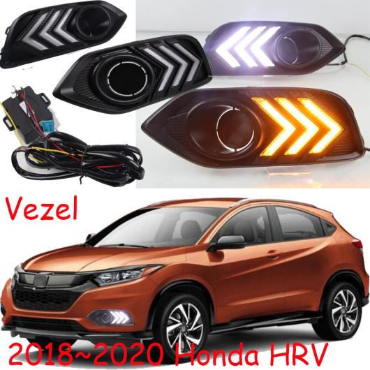 バンパー ヘッドライト 適用: ホンダ HRV デイタイム ライト HR-V ベゼル/ヴェゼル ホワイト イエロー ホンダ XRV 2018-2020 AL-OO-0674 AL