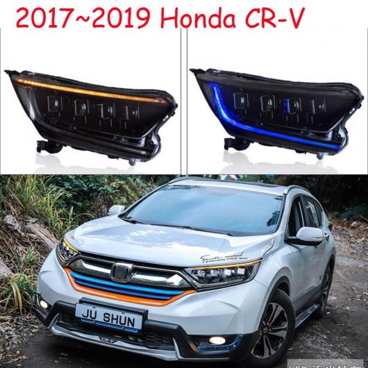 ビデオ 2017 2018 2019 バンパー ヘッド ライト 適用: ホンダ CR-V CRV LED DRL ホンダ CRV 2017-2019 オールインLED AL-OO-0684 ALの画像