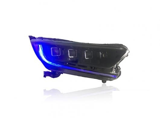 ビデオ 2017 2018 2019 バンパー ヘッド ライト 適用: ホンダ CR-V CRV LED DRL ホンダ CRV 2017-2019 オールインLED AL-OO-0684 ALの画像