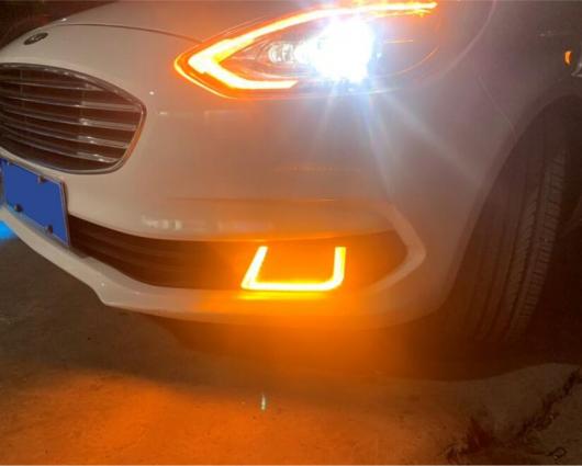 1セット バンパー ヘッドライト 適用: フォード/FORD エスコート ホワイト イエロー ターン フォード エスコート 2019-2020 AL-OO-0710 AL_3