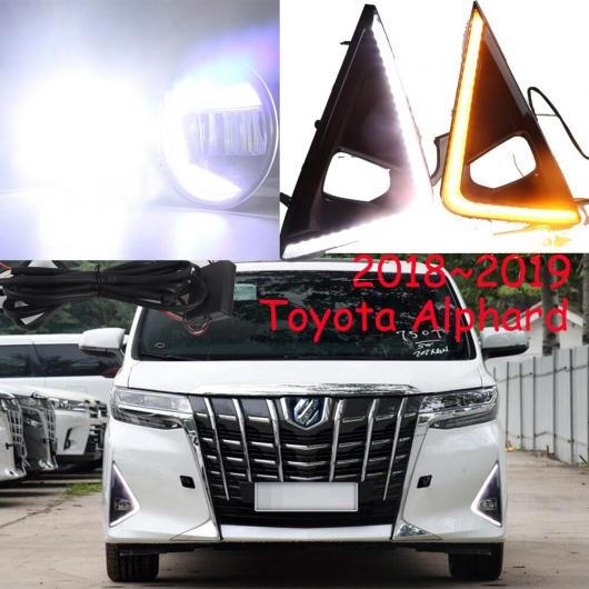 2018 2019 2020 バンパー ヘッド ライト 適用: トヨタ アルファード ホワイト イエロー ブルー トヨタ アルファード 2018-2020 AL-OO-0731 ALの画像