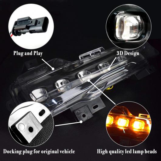 フロント フォグライト 適用: テスラ/TESLA モデル 3 LED フォグランプ アセンブリ M3-PR10L AL-OO-1084 ALの画像