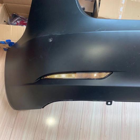 2ピース オート レッド グレー 左 右 リア バンパー リフレクター ワーニング ライト ストリップ カバー バー 適用: テスラ/TESLA モデル レッド AL-OO-1112 AL_7