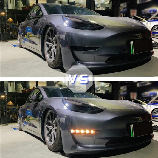 1セット 適用: テスラ/TESLA モデル 3 2017 2018 2019 2020 2021 DRL デイタイム ランニング ライト LED デイライト フォグランプ ホワイト AL-OO-1166 AL_1