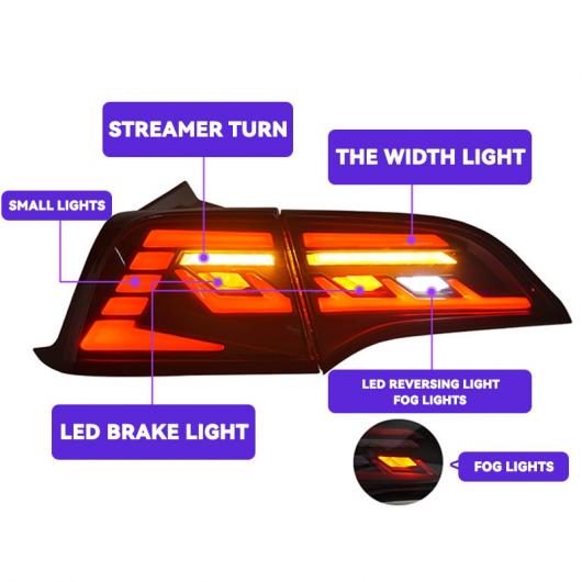 テールライト 適用: テスラ/TESLA モデル 3 モデル Y LED テールライト DRL テール ランプ ウインカー リア リバース ブレーキ AL-OO-1199 AL_2