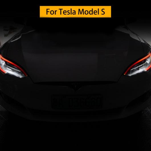 テスラ/TESLA モデル X S デイタイム ランニング ライト 色 フィルム アイブロー ランプ ヘッドライト フィルム ブラック〜アイスブルー AL-OO-1210 AL_10