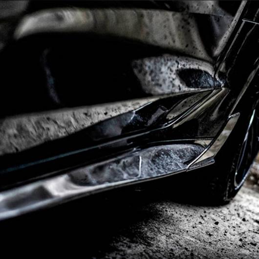 リアル カーボンファイバー サイド スカート ボード リップ 保護