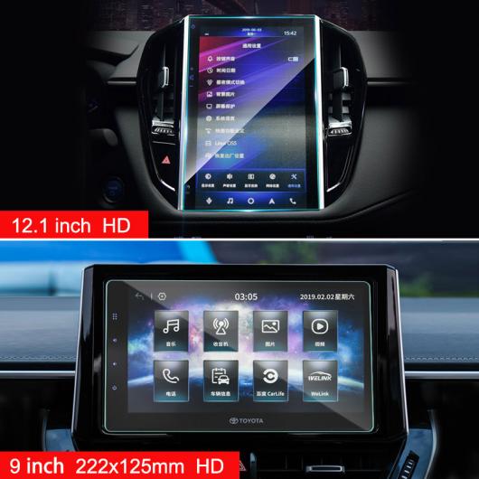 適用: トヨタ カローラ 2019 2020 E210 強化ガラス ナビゲーション スクリーン プロテクター フィルム LCD タッチ 9インチ HD AL-OO-6538 AL｜apagency4｜06