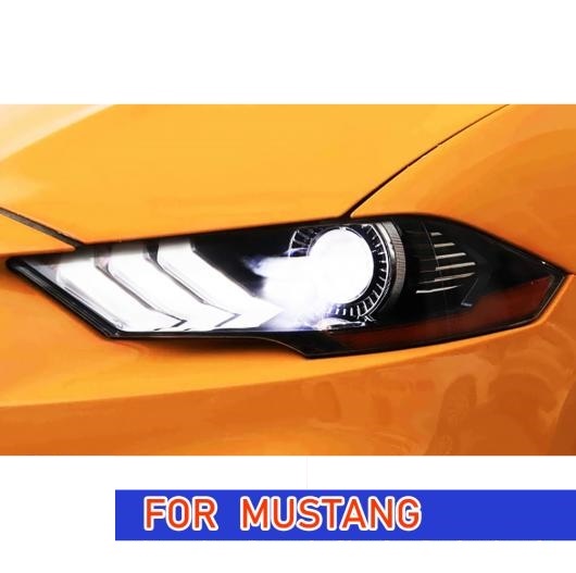 ヘッド ランプ 適用: マスタング LED ヘッドライト 2018-2019 ヘッドライト マスタング DRL ウインカー ハイ ビーム エンジェル LED AL-OO-7851 AL_3