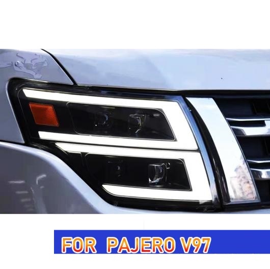 パジェロ　ヘッドライト フロント右 ヘッド ランプ 適用: パジェロ V97 LED ヘッドライト 2006-20220