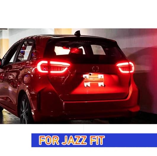 テール ランプ 適用: ホンダ ジャズ フィット GR9 LED テールライト 2019-2021 GR9 リア フォグ ブレーキ ウインカー ブラック・レッド AL-OO-7898 AL_9