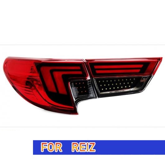 テール ランプ 適用: トヨタ マーク X LED テールライト 2013-2017 レイツ/マークX リア フォグ ブレーキ ウインカー レッド・スモーク AL-OO-7979 AL_7