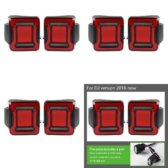 テール ランプ 適用: ジープ/JEEP ラングラー テール ライト LED 2008-2021 US タイプ 2008-2017〜EU タイプ 2018- AL-OO-8154 AL