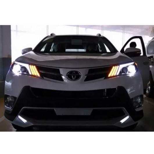 前照灯 協議会 当て嵌める: トヨタ RAV4 2013-2016 RAV4 LED 天使 眼球 DRL Q5 4300K キセノン〜6000K キセノン AL-OO-8263 AL 自動車-車、バイク、自転車-ライト、レンズ