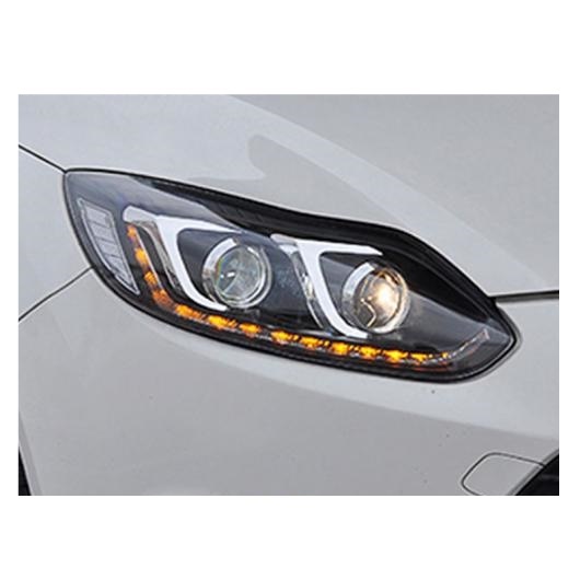 適用: フォード/FORD フォーカス ヘッドライト 2012-2014 フォーカス 3 LED ヘッドライト DRL バイキセノン ロー ビームバルブなし AL-OO-8462 AL