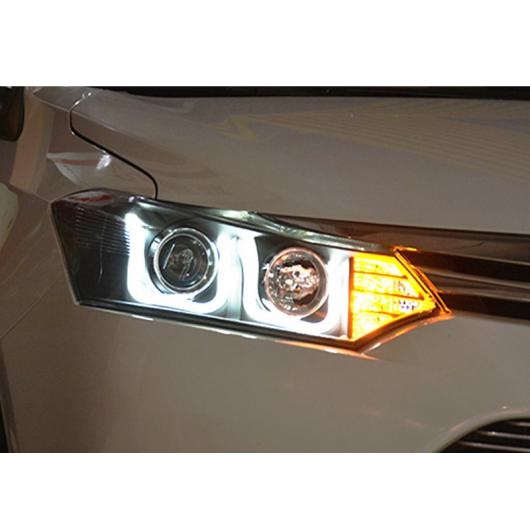 適用: トヨタ ヴィオス ヘッドライト U エンジェルアイ 2013-2016 トヨタ HID 4300K ロー ビーム〜HID 8000K ロー ビーム AL-OO-8497 AL