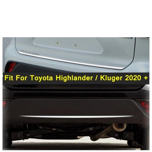 公式通販にて購入新品 リア バンパー カバー トリム ストリップ テールゲート ドア ハンドル モールディング 適用: トヨタ ハイランダー/クルーガー 2020-2022 タイプ4 AL-PP-4019 AL
