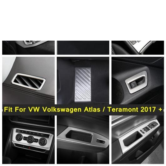 シルバー エア AC 吹き出し口/フューエル ブレーキ フットレスト ペダル カバー ステッカー トリム 適用: VW タイプI AL-PP-4170 AL｜apagency4｜07