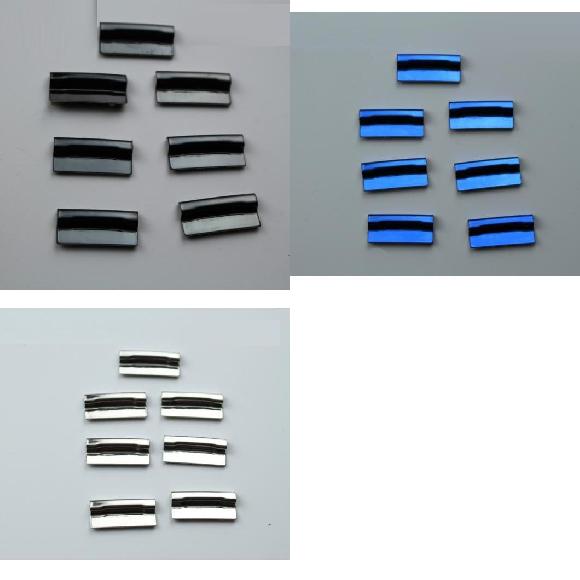 7PC 適用: シボレー/CHEVROLET マリブ 2012-2018 クルーズ ウインドウ キー スパンコール 装飾 ブラック〜シルバー AL-PP-6114 AL