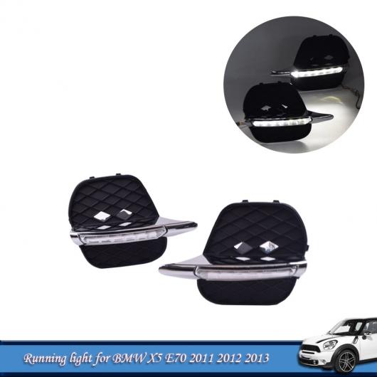 2天下太平 デイタイムランニングライト 当て嵌める: BMW X5 E70 2011 2012 2013 LED DRL ともし火 フォグランプ ともし火 AL-QQ-8457 AL その他ライト-車、バイク、自転車